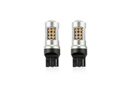 CANBUS LED ŽIAROVKY 24SMD T20 W21W Oranžová