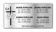 Náhrobný kameň a kolektívne GRAVÍROVANIE 59x29 cm