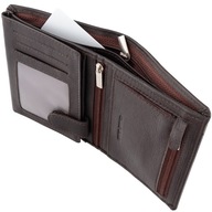 Kožená tenká peňaženka Koruma pre mužov s ochranou RFID