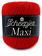 Cordonek Scheepjes Maxi /115 ohnivo červená/100g