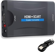 ADAPTÉR KONVERTOR HDMI NA SCART AV EURO FULL HD