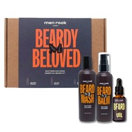 MenRock Beardy Beloved Soothing Oak Moss šampón na fúzy set 100ml + ba