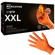 MERCATOR GOGRIP GARDENING rukavice oranžové ORANŽOVÉ 50 ks, veľkosť XXL