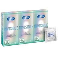 SET kondómov Durex 30 Invisible close fit