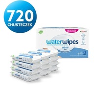 WATERWIPES organické utierky vlhčené vodou 12x60 ks