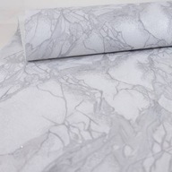 Sivá tapeta MARBLE STONE s trblietkami Netkaná textília