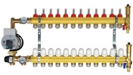 ROZVÁDZAČ 12 PRE PODLAHOVÚ JEDNOTKU SO SKUPINOU ČERPADLÍ WILO