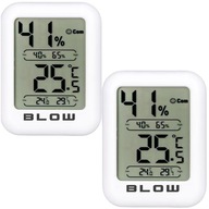 2X METEOROLOGICKÁ STANICA POČASIE HYGROMETER IZBOVÝ TEPLOMER MINI MAGNET SADA