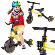 Trojkolka Trike Fix Mini, 3 v 1, s pedálmi, žltá jazda