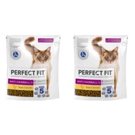 PERFECT FIT suché krmivo pre mačky Hairball Chicken 2x750g