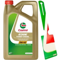 CASTROL EDGE TURBO DIESEL OIL 5W40 5L + prívesok