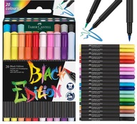 Perá na štetce v čiernej edícii x20 Faber-Castell