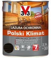 V33 impregnačná a ochranná ebenová glazúra 0,75L