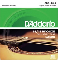 STRUNY PRE AKUSTICKÚ GITARRU D'ADDARIO EZ 890 + !