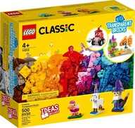 LEGO Classic 11013 Kreatívne priehľadné kocky