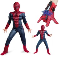 SPIDERMAN OUTFIT KOSTÝM SVALY RUKAVICE 122/128