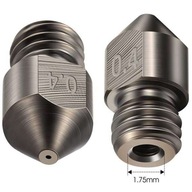 Tryska Kalená oceľ 0,4mm MK7/MK8 závit M6 1,75