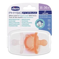 Chicco PhysioForma Luxe upokojujúci silikónový cumlík 16-36m Oranžový