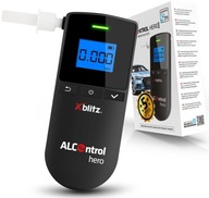 Xblitz AlControl HERO elektronický alkohol tester, čierny