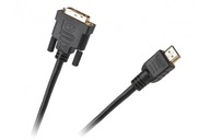 Kábel Cabletech 24+1 HDMI - DVI kábel 1,8 m KPO3701-1,8