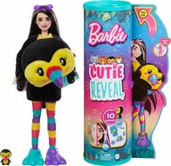 BARBIE CUTIE REVEAL TOUCAN BÁBIKA BARBIE JUNGLE SÉRIA MATTEL HKR00