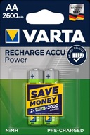 VARTA R2U AA 2600mAh dobíjacie batérie 2ks