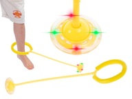 Hula hoop, švihadlo, žltá LED svietiaca guľa