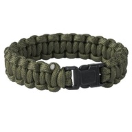 HELIKON Survival Paracord Olivový náramok