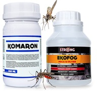 ÚČINNÝ A ÚČINNÝ SPREJ PROTI KOMÁROM, KOMÁR 250 ML + FIXER EKOFOG 250 ML