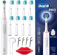 ELEKTRICKÁ ZUBNÁ KEFKA ORAL-B PRO 3 3000 + 8 HLAV