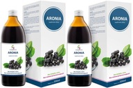 2 x Symbiotiká Arónia 1000 ml Podpora imunity kyselina L-askorbová