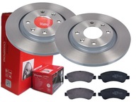 BREMBO PREDNÉ DISKY, DESTIČKY, CITROEN C2 PEUGEOT 301