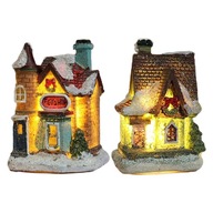 2ks Vintage LED Village Set