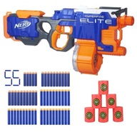 NERF ELITE HYPERFIRE RIFLE B5573 + CIELE DOPLNKOV