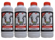 4x Rurex Pro 1L - Odblokovač potrubí a odtokov