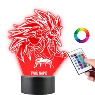 Nočná lampa Dragon Ball Son Goku 16 LED PLEXIDO