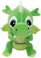 Maskot draka dinosaura Krakov zelený - 15cm