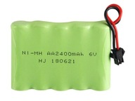 Batéria NIMH Batéria 6V 2400mAh JST SM Crawler HB1401 HB1402