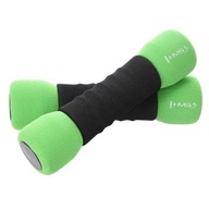 FOAM DUMBS FITNESS HMOTNOSTI 2x1,5kg DUMBS