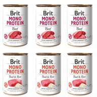 Brit Mono Protein 6 x 400 g Zmes príchutí Mokré jedlo