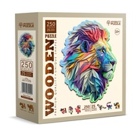 Drevené puzzle Modern Lion 250 dielikov Wooden.City