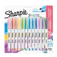 Sharpie S-Note Pastelové zvýrazňovače 12x sada