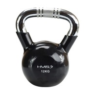 LIATIENOVÁ KETTLEBELL HMS 12kg KTC ČIERNA CHROM