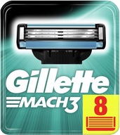 GILLETTE MACH3 Vložky do čepele 8 ks ORIGINÁL