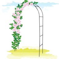Oblúk záhradnej pergoly pre ruže a kvetinové viniča 240cm