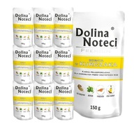 DOLINA NOTECI PREMIUM mokré krmivo pre psov bohaté na kuracie mäso 10x150g