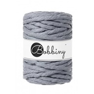 Krútená šnúra Bobbiny Macrame Cord 9mm Steel