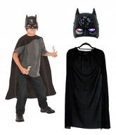 Batman Costume Cape + LED maska ​​Batmanov prevlek