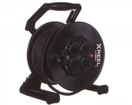 XREEL predlžovací kábel bubna 30mb H05RR-F 3x2,5 4xGS