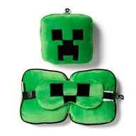 Plyšový cestovný vankúšik so zaviazanými očami Relaxeazzz - Minecraft Creeper